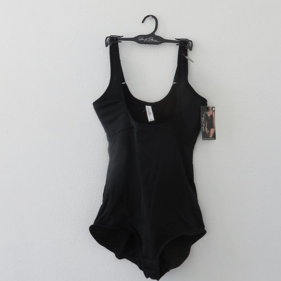 (#E-1) MARILYN MONROE Black SHAPING WYOB BODYSUIT - Picture 1 of 8